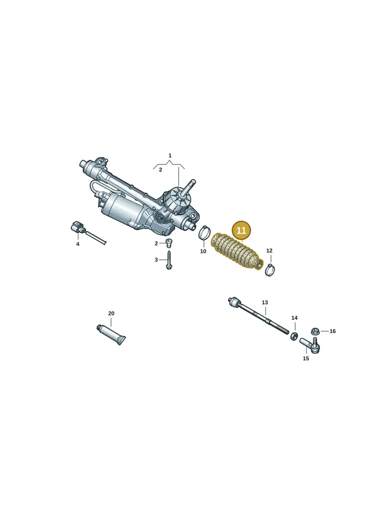 1EA423831A — Volkswagen ID.7 Limousine Pro (2023-) diagram 10a423050, position 11
