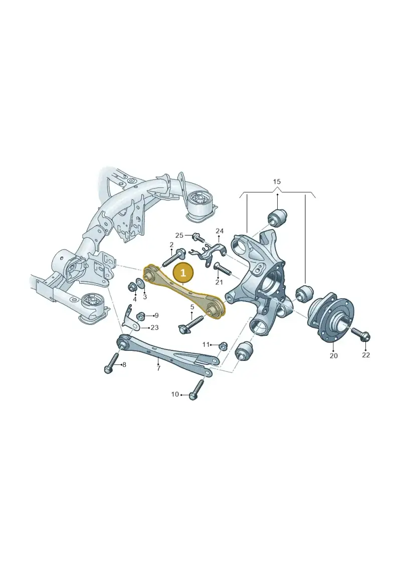 1EA501529B — Volkswagen ID.7 Limousine Pro (2023-) diagram 11a505120, position 1
