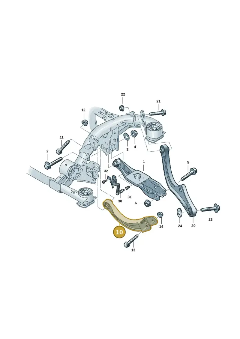 1EA505323B — SEAT CUPRA Born (2021-) diagram 10a505050, position 10