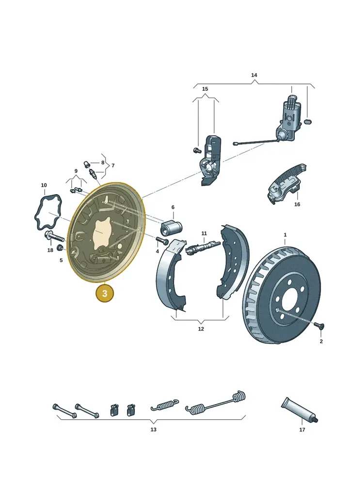1EA609426D — SEAT CUPRA Born (2021-) diagram 10a609000, position 3
