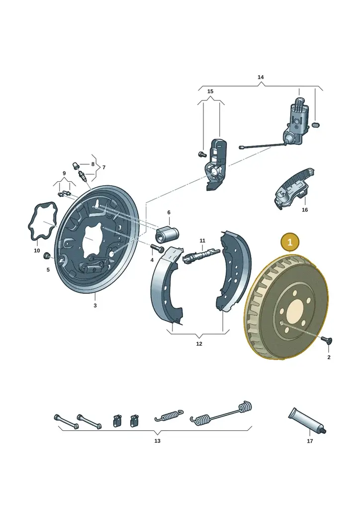 1EA609617E — Volkswagen ID.7 Limousine Pro (2023-) diagram 89a609000, position 1