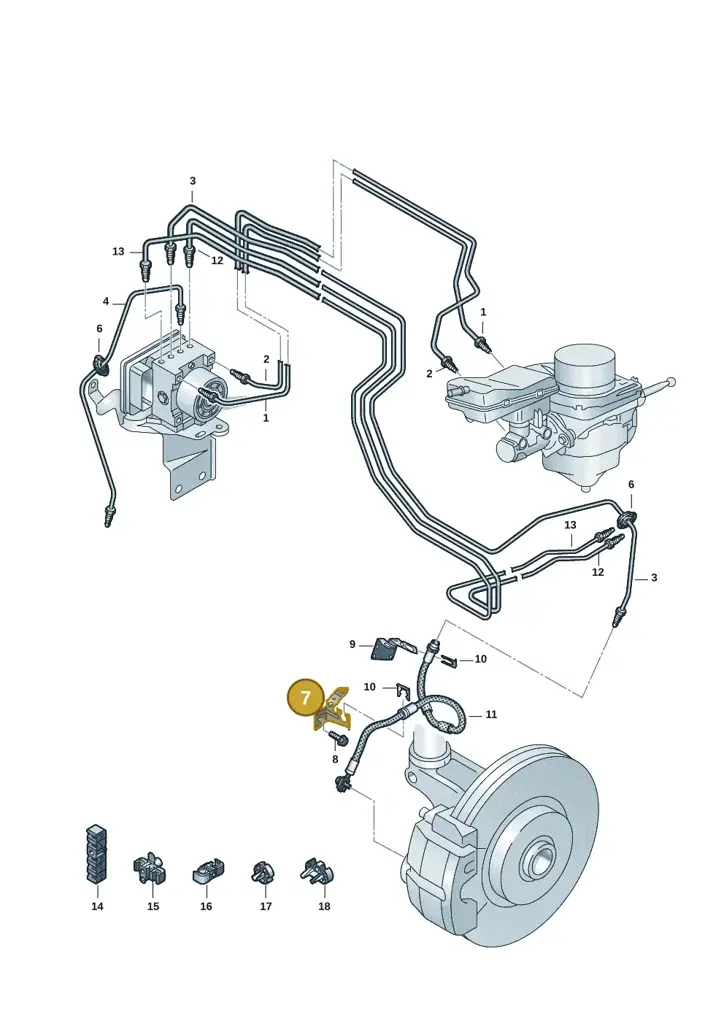 1EA611842C — Volkswagen ID. Buzz (2022-2025) diagram 15a611020, position 7