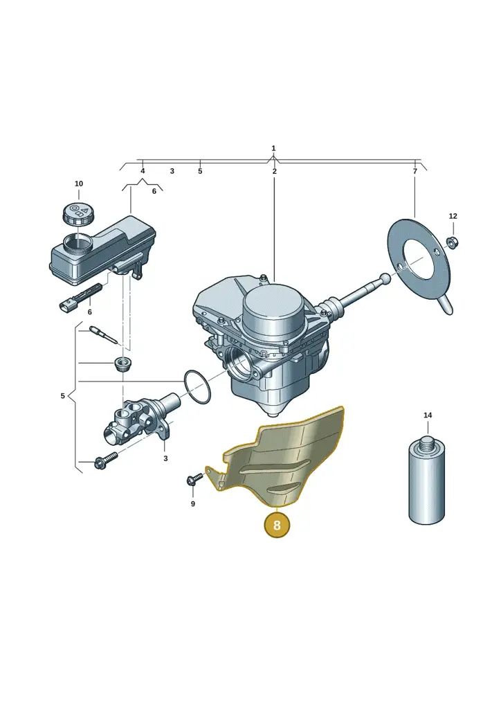 1EA612169 — Volkswagen ID.7 Limousine Pro (2023-) diagram 14b612000, position 8