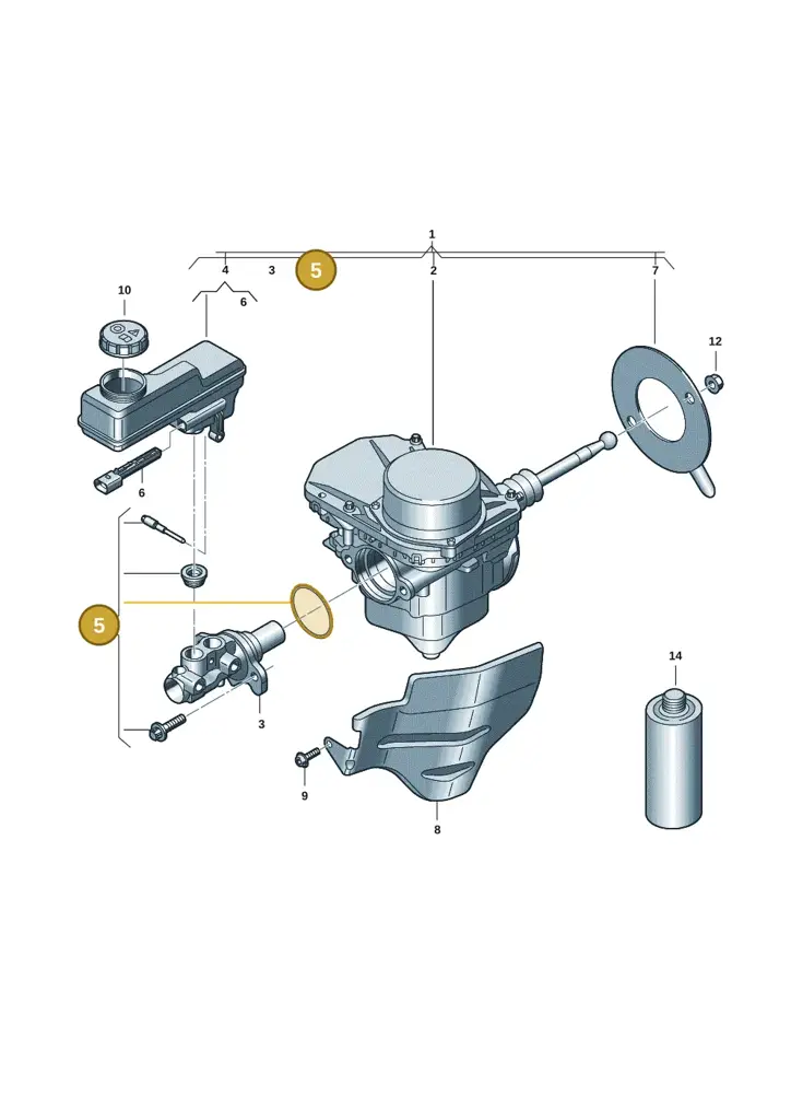 1EA614783 — Volkswagen ID.7 Limousine Pro (2023-) diagram 14b612000, position 5