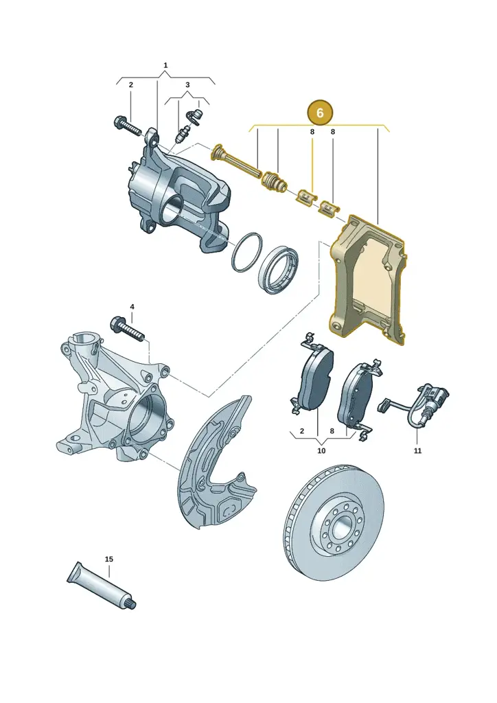 1EA615125C — Volkswagen ID.7 Limousine Pro (2023-) diagram 14b615160, position 6