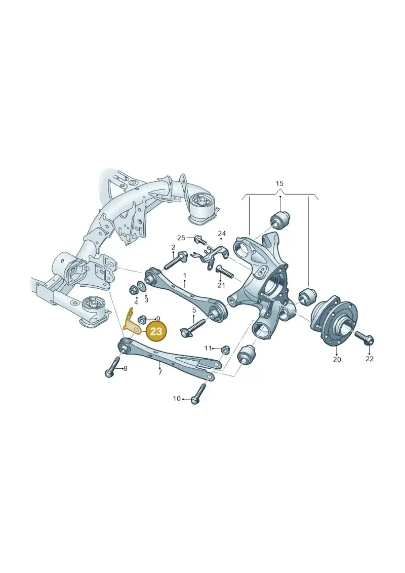 1EA615132E — Volkswagen ID.7 Limousine Pro (2023-) diagram 11a505120, position 23