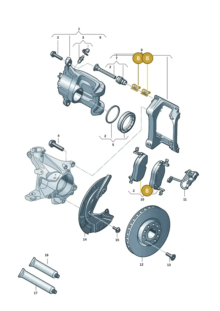 1EA615231B — SEAT CUPRA Tavascan (2023-) diagram 10a615010, position 8