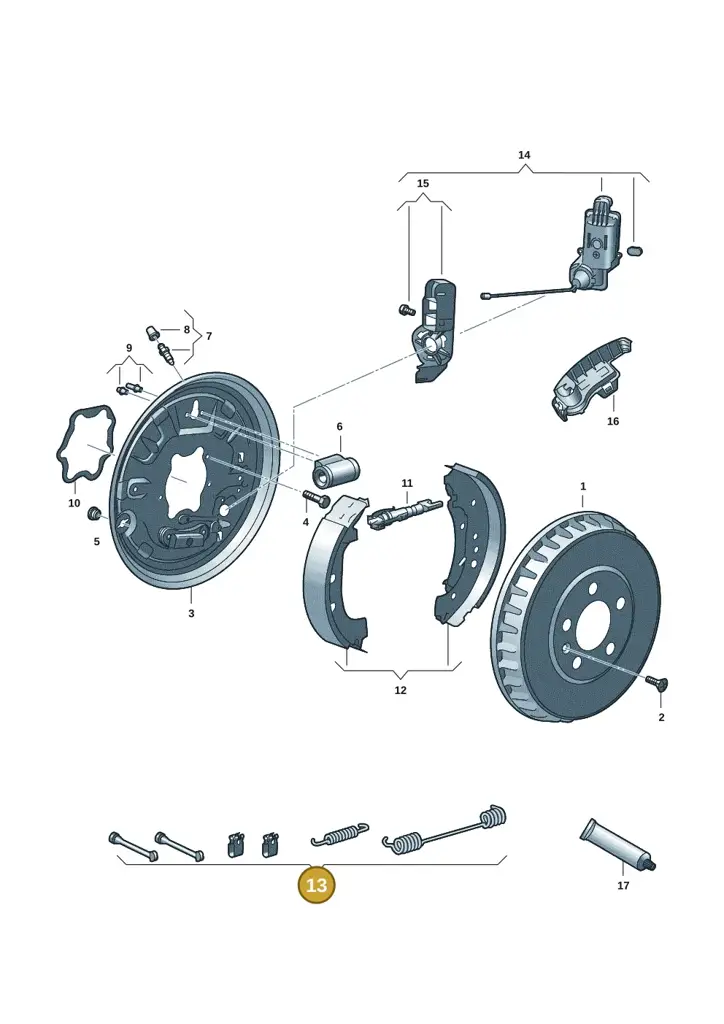 1EA698545 — Volkswagen ID.7 Limousine Pro (2023-) diagram 89a609000, position 13