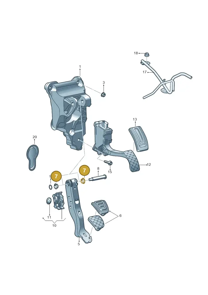 1EA721153 — Volkswagen ID.7 Limousine Pro (2023-) diagram 837721600, position 7