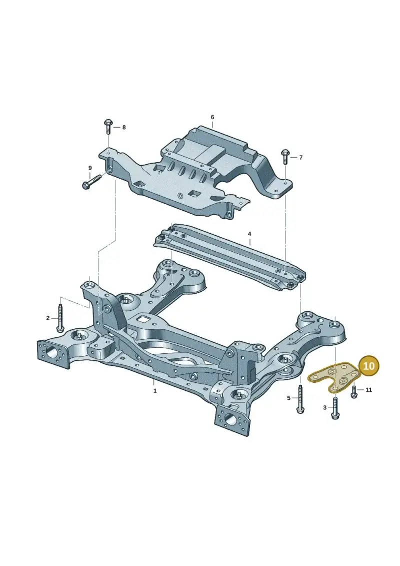 1EA802150A — Volkswagen ID.4 Pro (2020-2023) diagram 11a401000, position 10