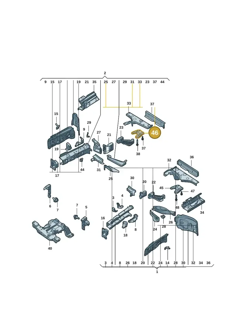 1EA802150A — Volkswagen ID.4 (2020-) diagram 11g803000, position 46