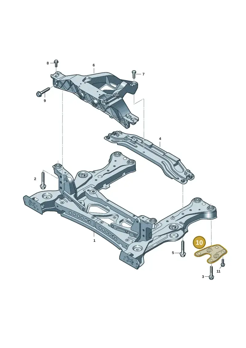 1EA802150A — Volkswagen ID.Buzz (2022-) diagram 15a401000, position 10