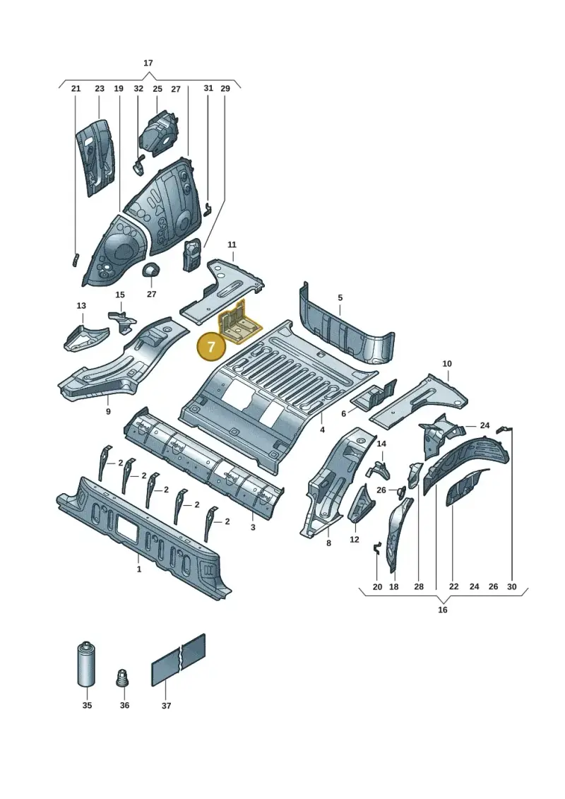 1EA802298 — Volkswagen ID.3 Pro (2019-2024) diagram 10a803015, position 7