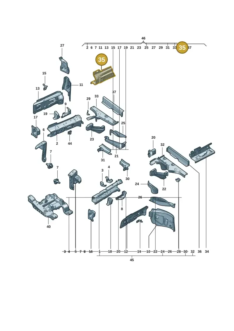 1EA802508 — Volkswagen ID.3 (2021-) diagram 10d803000, position 35