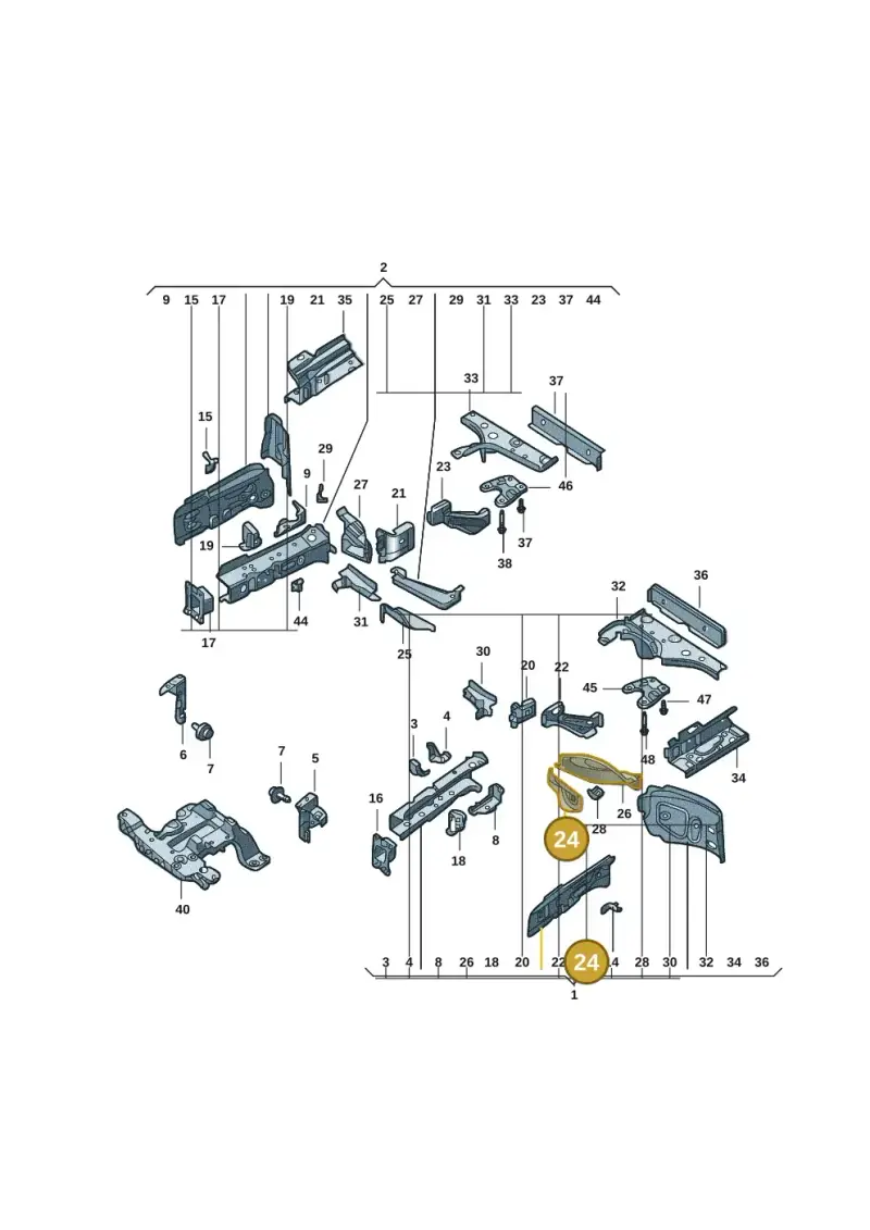 1EA802747 — Volkswagen ID.4 (2020-) diagram 11g803000, position 24