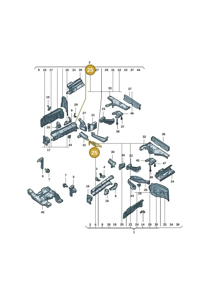 1EA802748 — Volkswagen ID.4 (2020-) diagram 11g803000, position 25