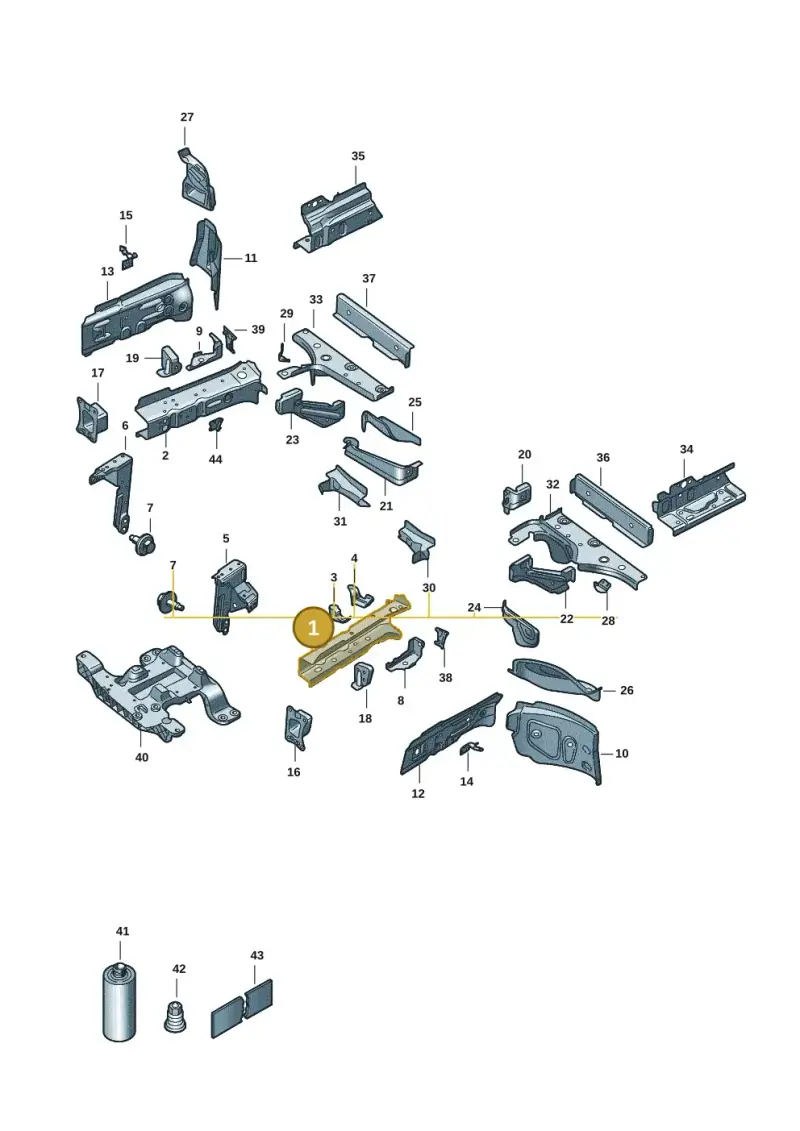 1EA803109 — Volkswagen ID.3 Pro (2019-2024) diagram 10a803000, position 1