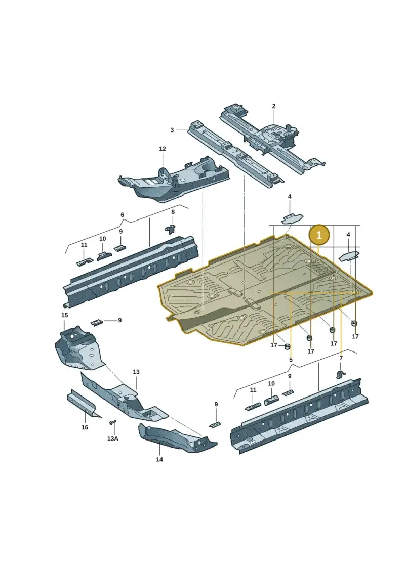1EA803205E — Volkswagen ID.4 X (2020-) diagram 11d803010, position 1