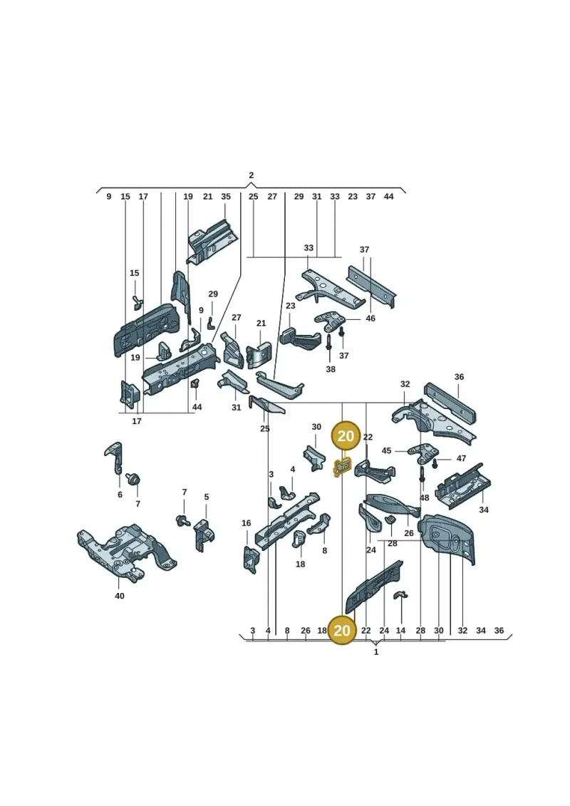 1EA803211 — Volkswagen ID.4 (2020-) diagram 11g803000, position 20