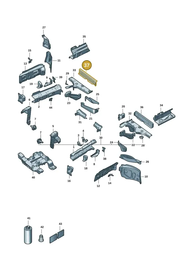 1EA803230 — Volkswagen ID.3 Pro (2019-2024) diagram 10a803000, position 37