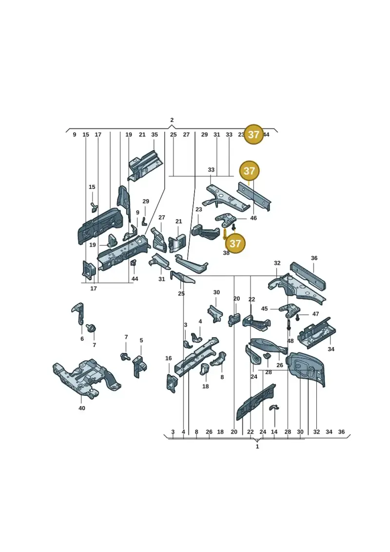 1EA803230 — Volkswagen ID.4 (2020-) diagram 11g803000, position 37