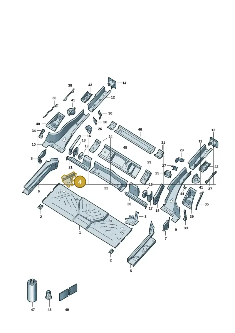1EA803250 — Volkswagen ID.3 Pro (2019-2024) diagram 10a803020, position 4