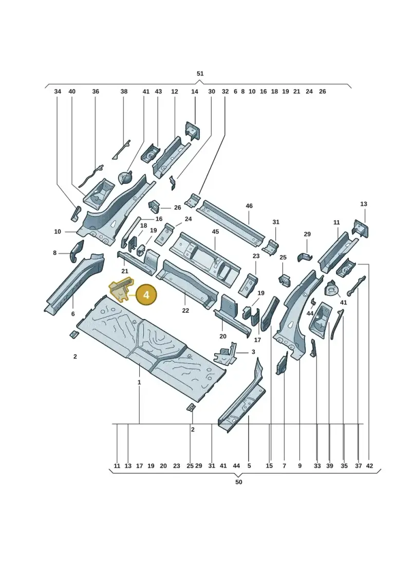 1EA803250 — Volkswagen ID.3 (2021-) diagram 10d803020, position 4