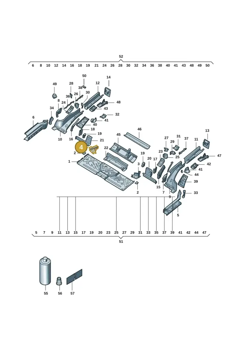 1EA803250 — Volkswagen ID.4 (2020-) diagram 11g803020, position 4