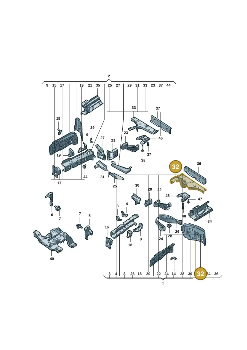 1EA803351 — Volkswagen ID.4 (2020-) diagram 11g803000, position 32