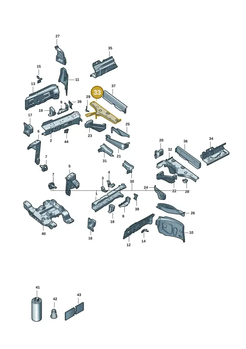 1EA803352E — Volkswagen ID.3 Pro (2019-2024) diagram 10a803000, position 33