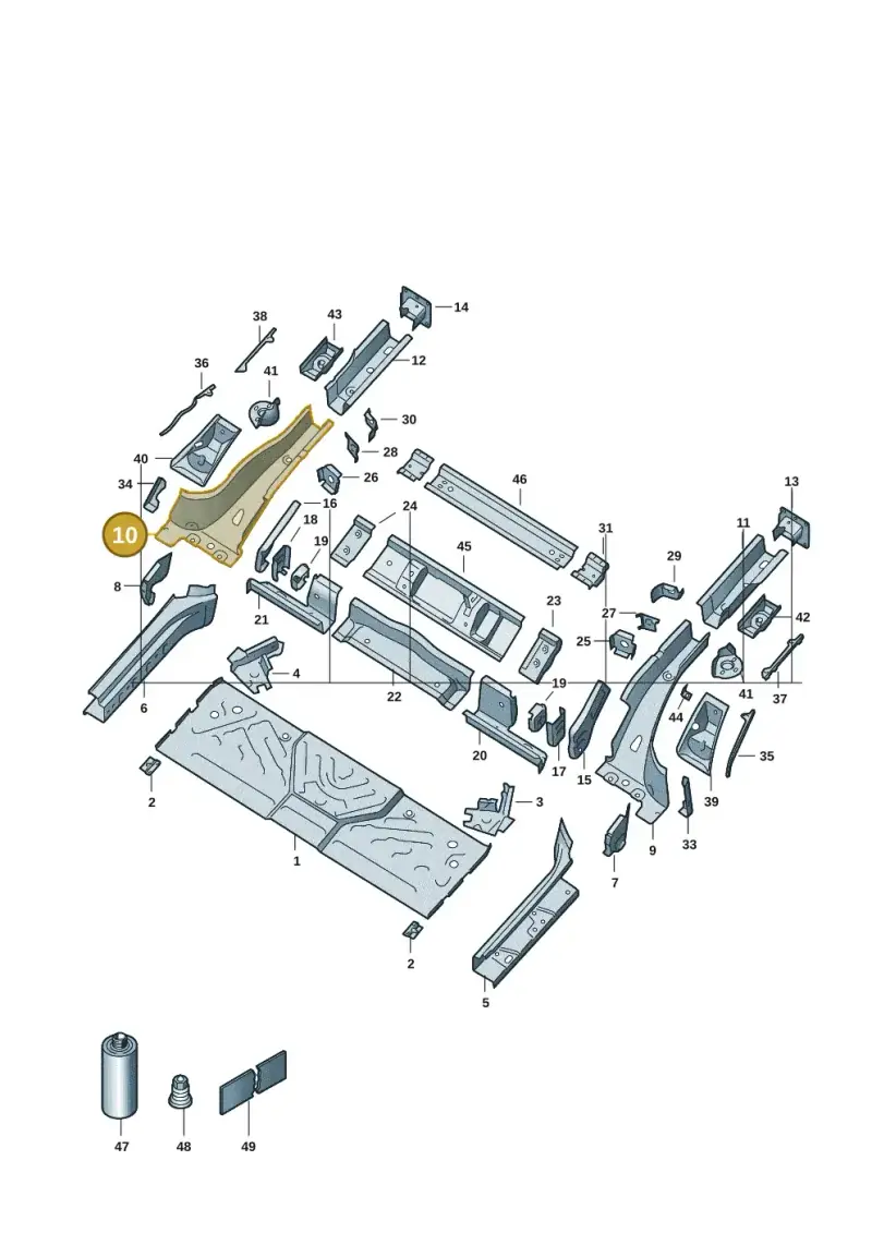 1EA803506 — Volkswagen ID.3 Pro (2019-2024) diagram 10a803020, position 10