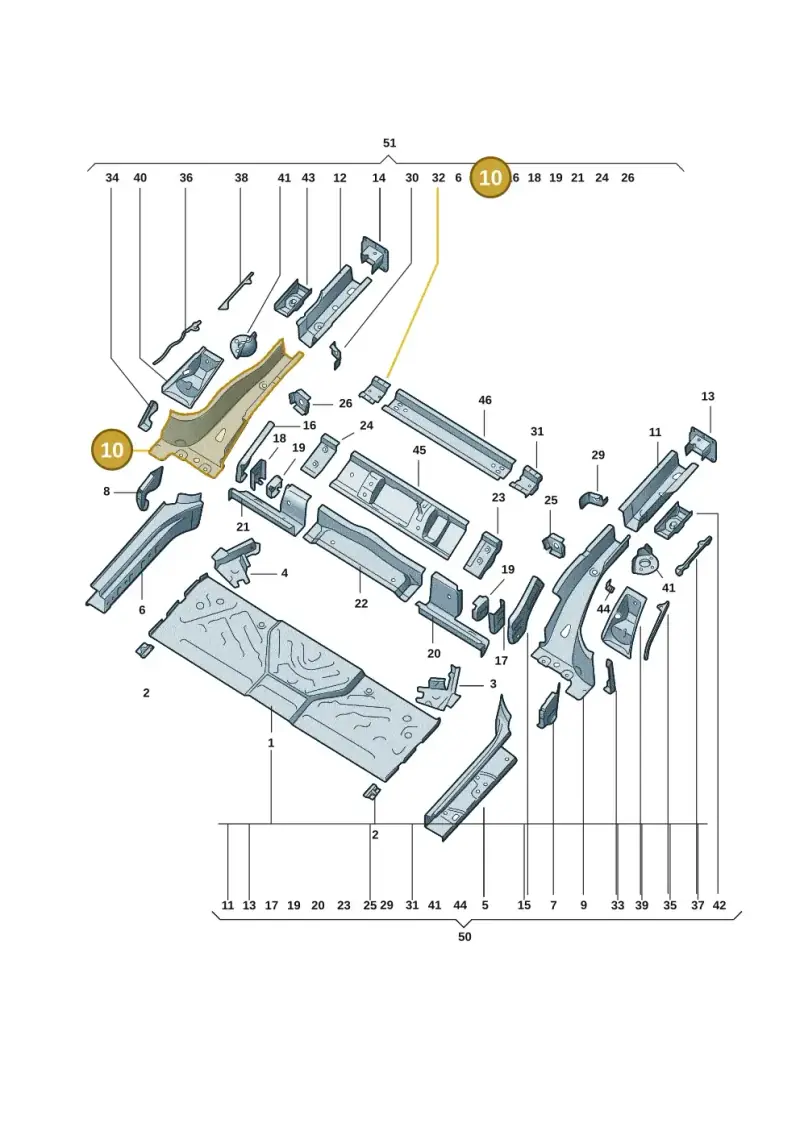 1EA803506 — Volkswagen ID.3 (2021-) diagram 10d803020, position 10