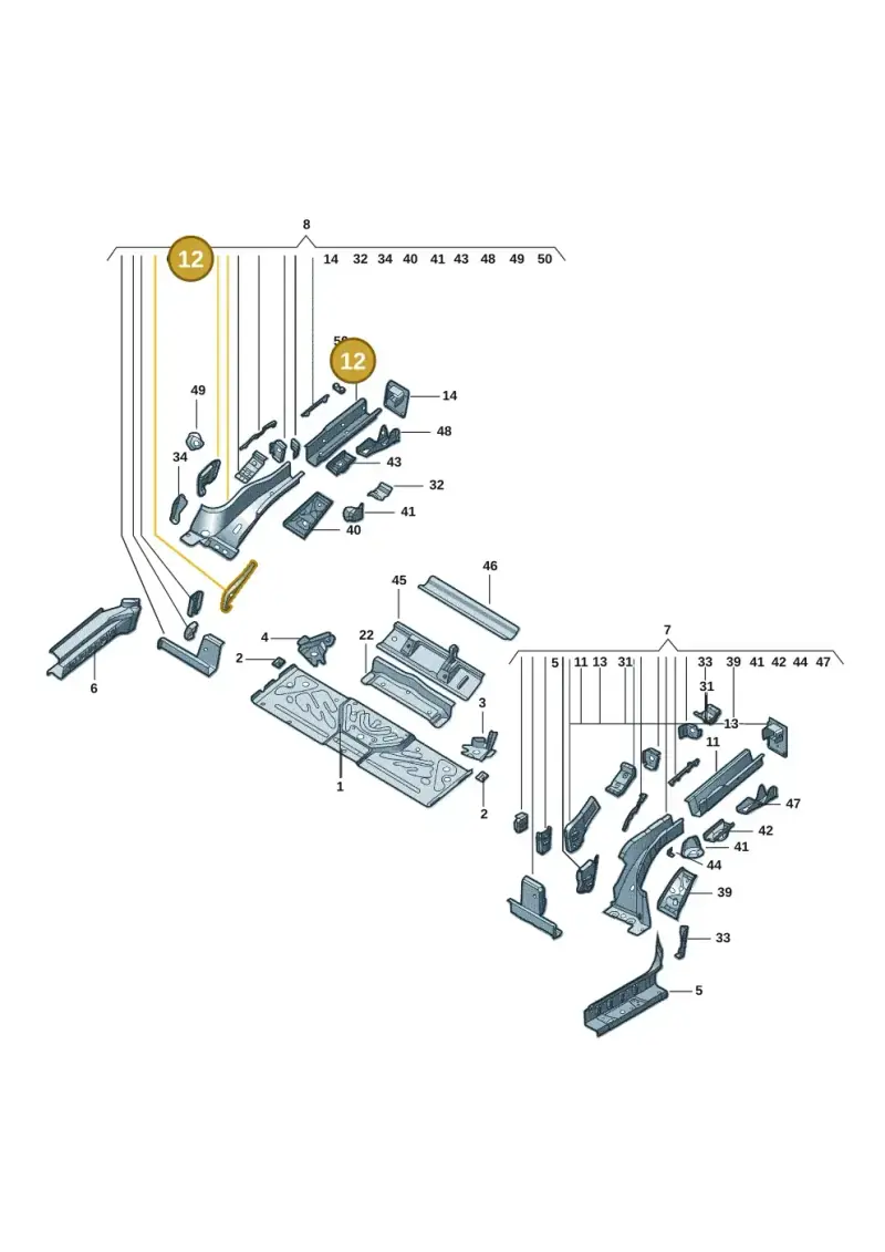 1EA803508A — Volkswagen ID.6 X (2021-) diagram 11d803020, position 12