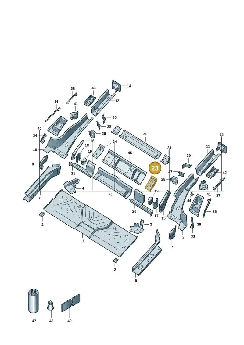 1EA803509 — Volkswagen ID.3 Pro (2019-2024) diagram 10a803020, position 23