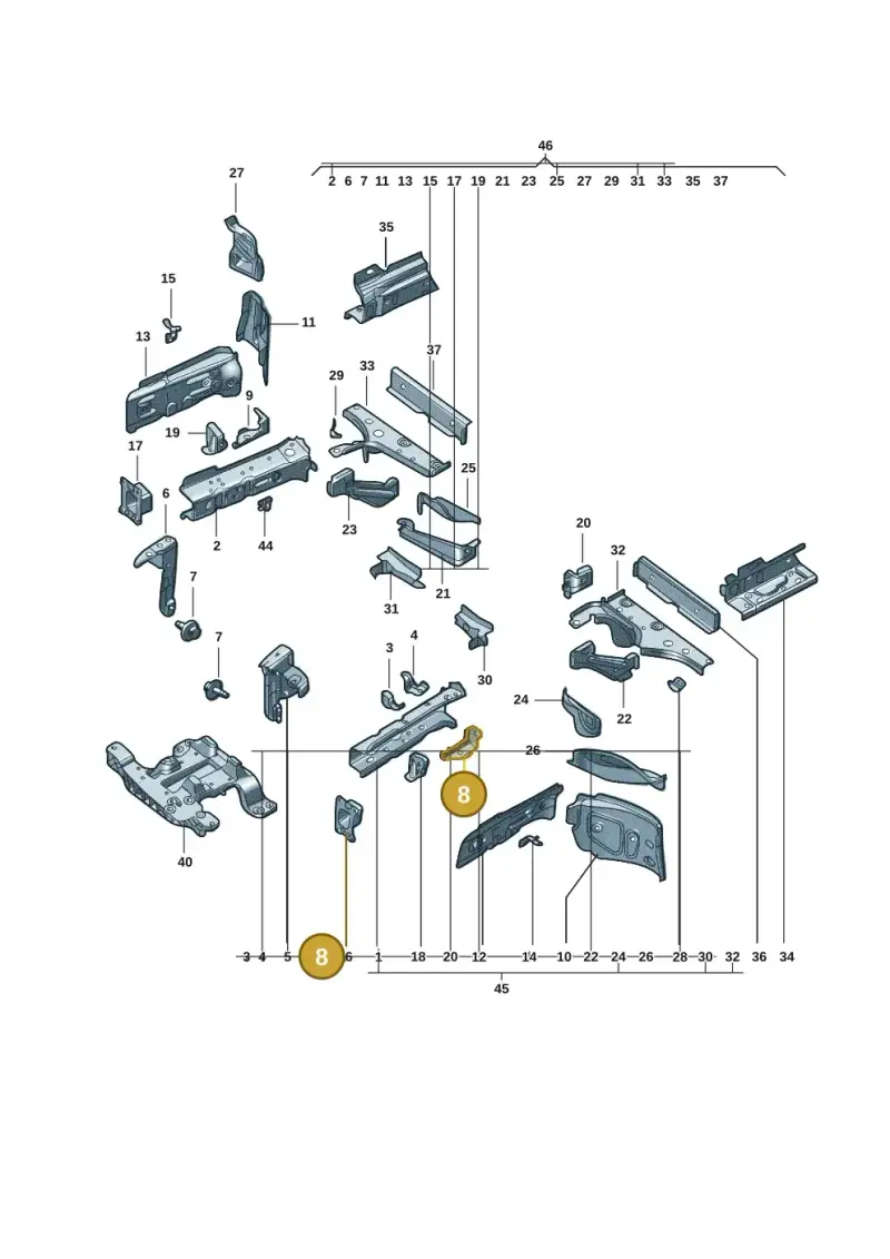 1EA803773 — Volkswagen ID.3 (2021-) diagram 10d803000, position 8