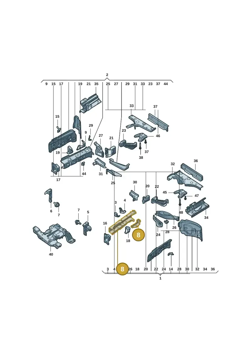 1EA803773 — Volkswagen ID.4 (2020-) diagram 11g803000, position 8