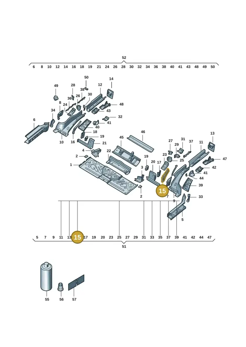 1EA803775 — Volkswagen ID.4 (2020-) diagram 11g803020, position 15