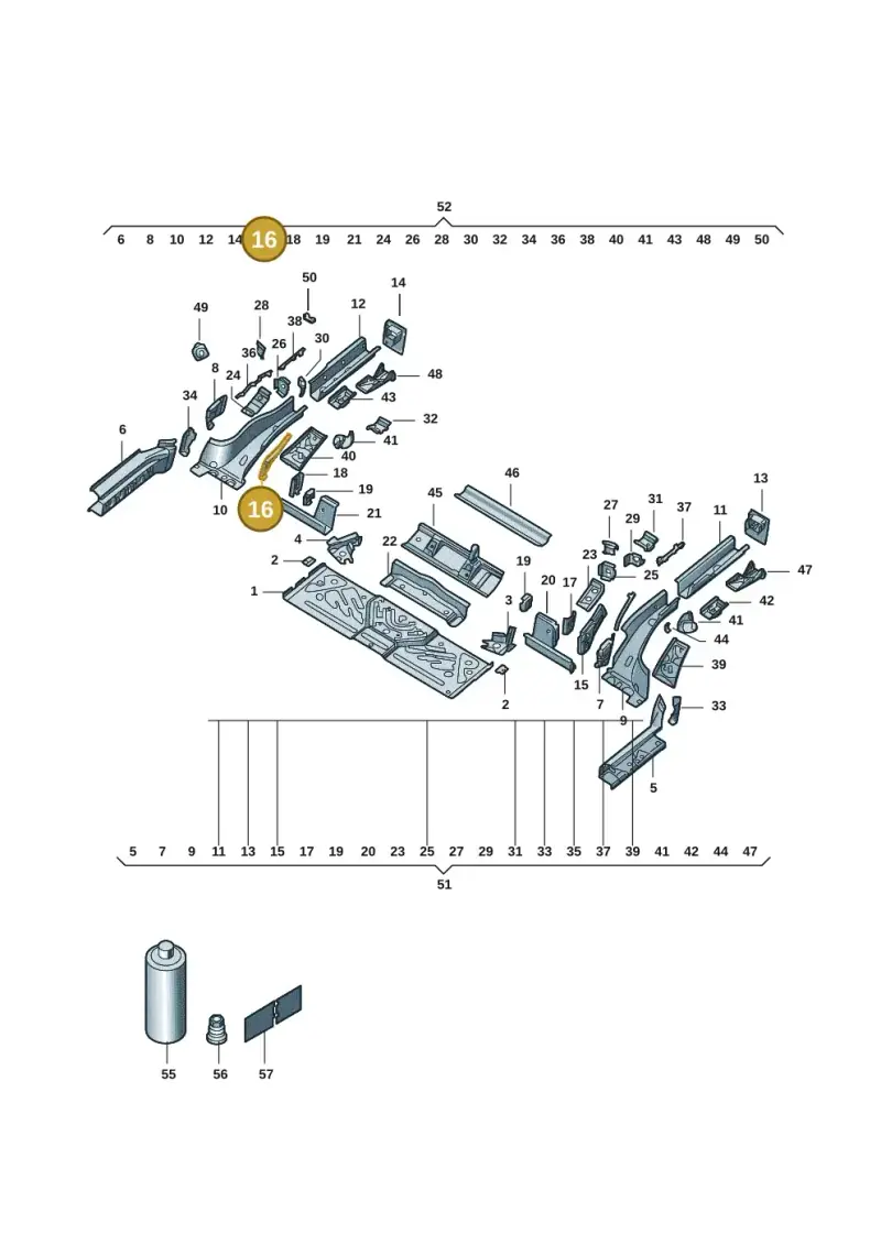 1EA803776 — Volkswagen ID.4 (2020-) diagram 11g803020, position 16