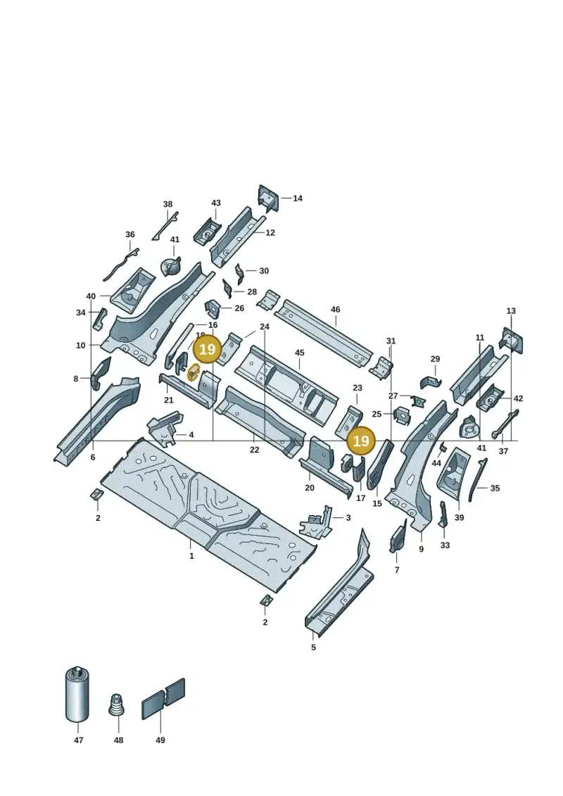 1EA803791 — Volkswagen ID.3 Pro (2019-2024) diagram 10a803020, position 19