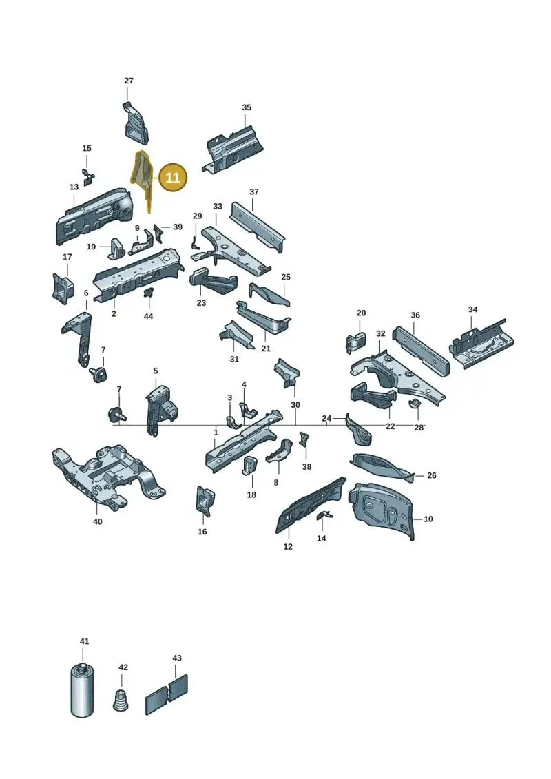 1EA804120 — Volkswagen ID.3 Pro (2019-2024) diagram 10a803000, position 11