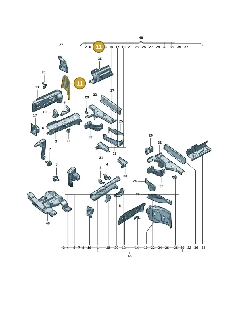 1EA804120 — Volkswagen ID.3 (2021-) diagram 10d803000, position 11