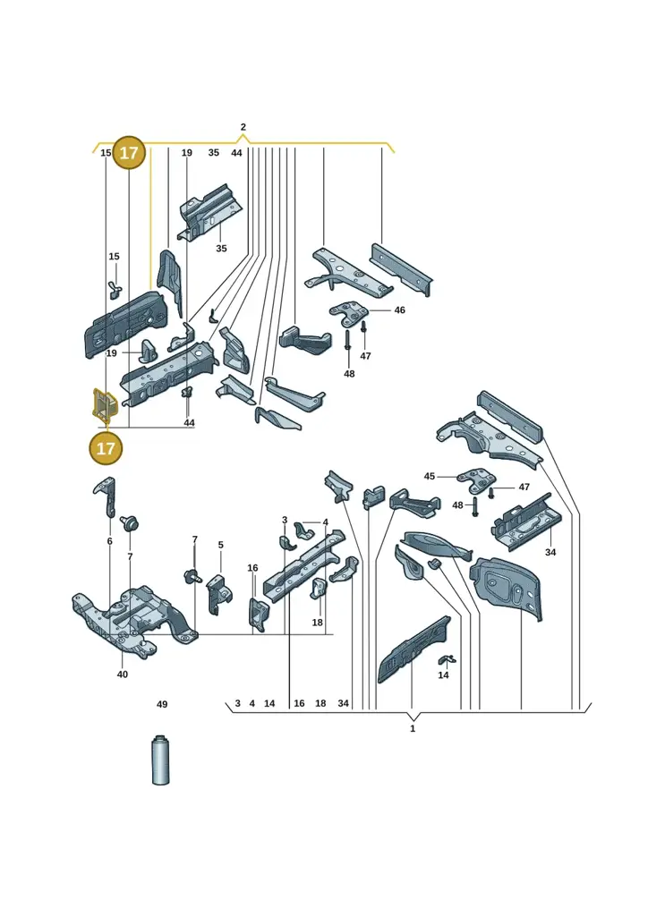 1EA804182 — Volkswagen ID.6 X (2021-) diagram 11d803000, position 17