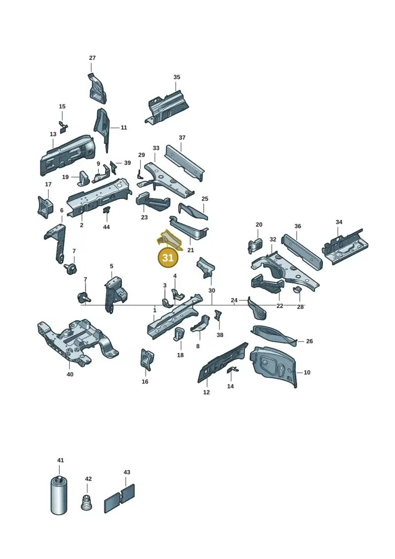 1EA804426E — Volkswagen ID.3 Pro (2019-2024) diagram 10a803000, position 31