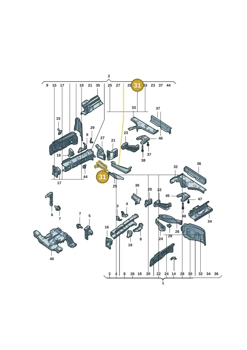 1EA804426E — Volkswagen ID.4 (2020-) diagram 11g803000, position 31