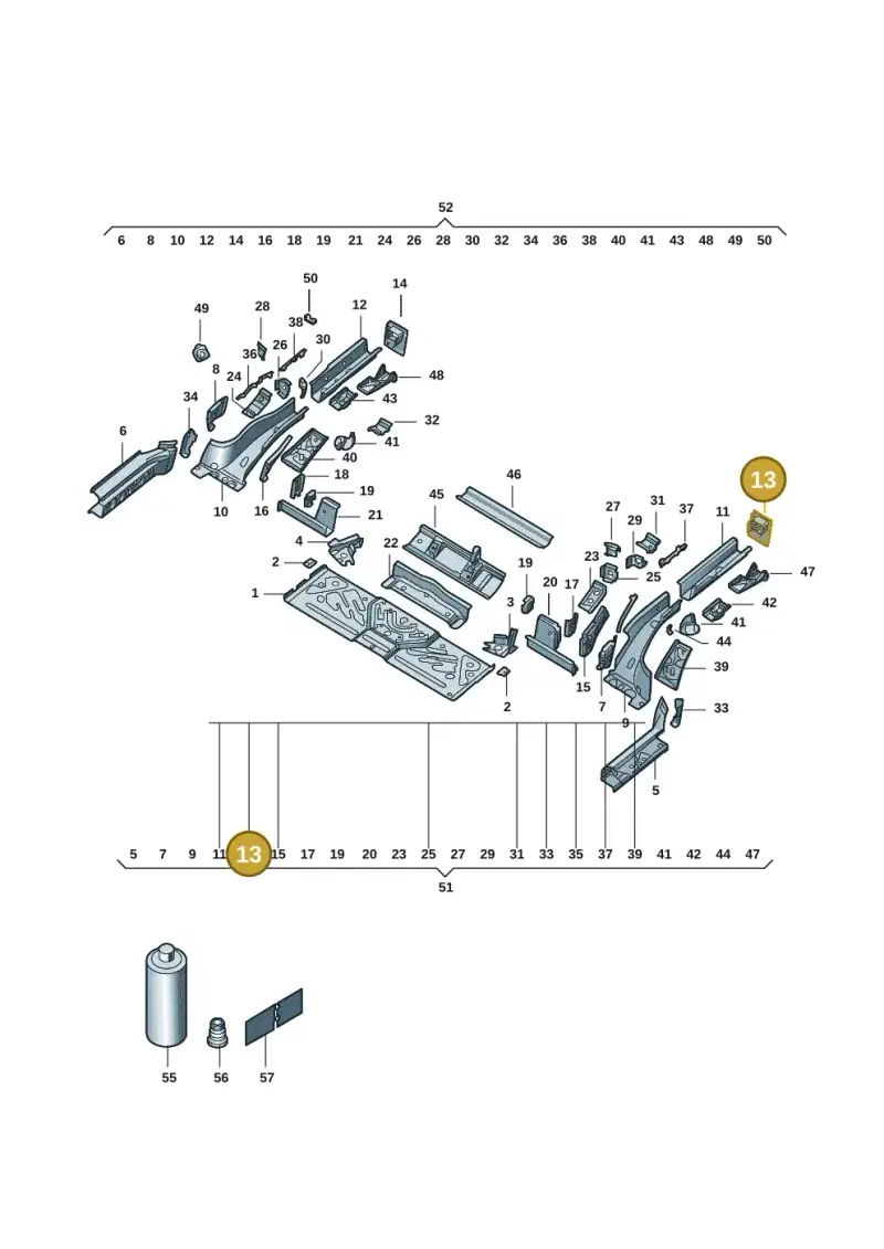 1EA804473A — Volkswagen ID.4 (2020-) diagram 11g803020, position 13