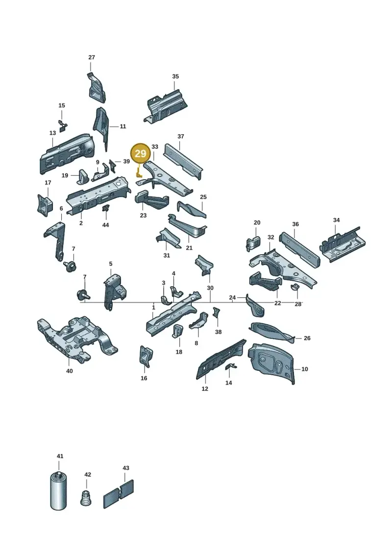 1EA804852 — Volkswagen ID.3 Pro (2019-2024) diagram 10a803000, position 29