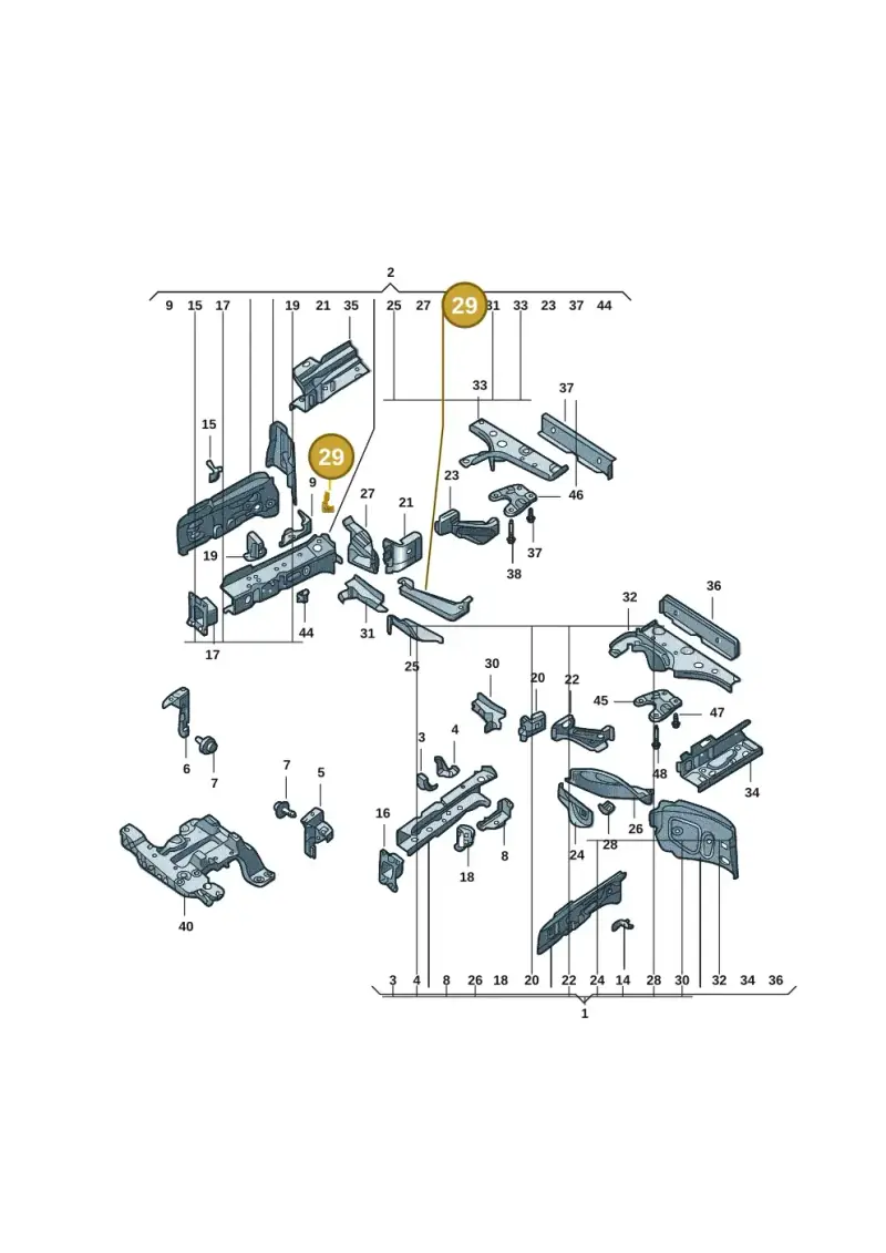 1EA804852 — Volkswagen ID.4 (2020-) diagram 11g803000, position 29