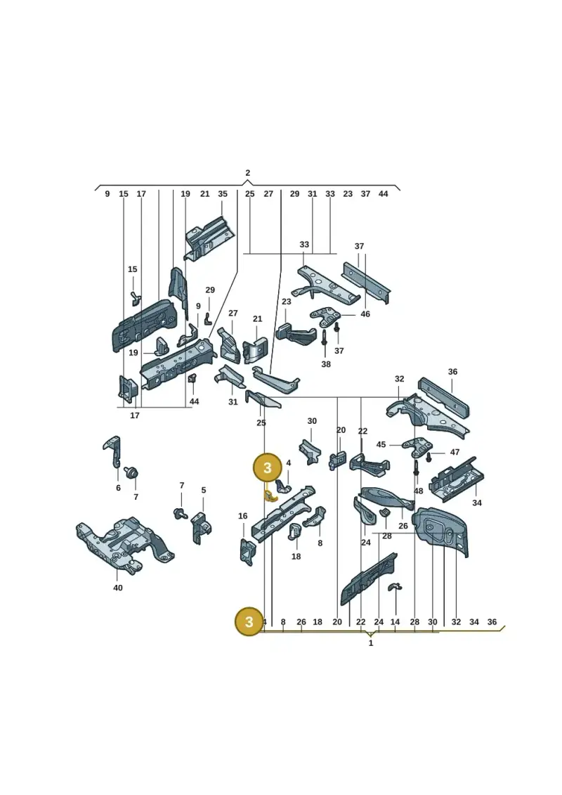 1EA805453 — Volkswagen ID.4 (2020-) diagram 11g803000, position 3