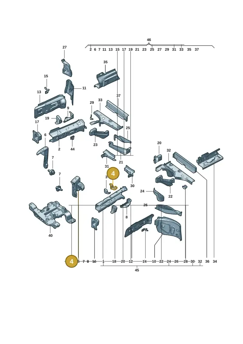 1EA805454 — Volkswagen ID.3 (2021-) diagram 10d803000, position 4