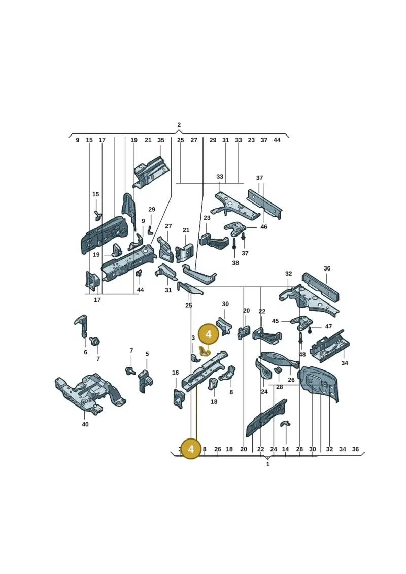 1EA805454 — Volkswagen ID.4 (2020-) diagram 11g803000, position 4